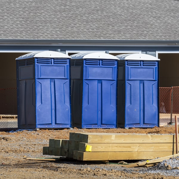 are there any restrictions on where i can place the portable restrooms during my rental period in Dafter MI